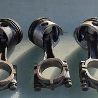 3 pistoni+3 bielle originali lancia delta 16v