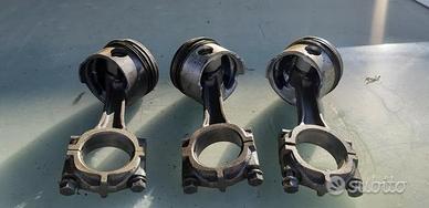 3 pistoni+3 bielle originali lancia delta 16v