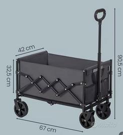 Carrello multiuso con ruote 