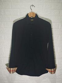 Camicia Burberry donna blu navy 100% cotone M