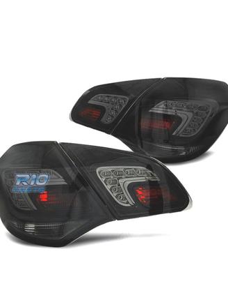 FANALI OPEL ASTRA J 09- LED SFONDO NERO AFFUMICATO