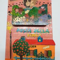 Organizzatore in legno da parete bambina