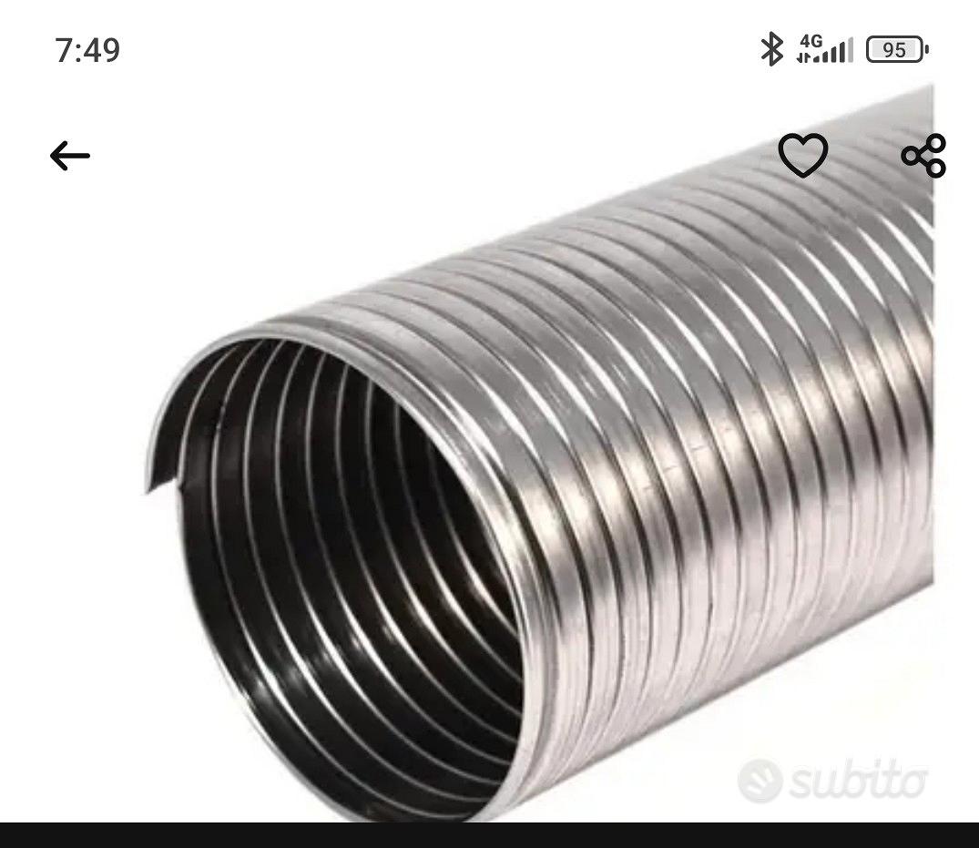 Tubo Di Scarico Flessibile Universale In Acciaio Inox, Lunghezza 250 Mm, Diametro 38-42 Mm, Per Riparazioni Fai Da Te