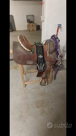 sella americana con accessori