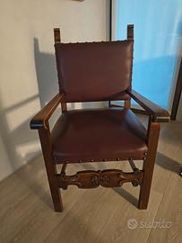 Poltrona antico in stile rinascimento 