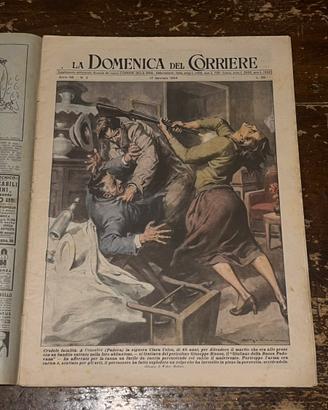 La Domenica del Corriere 1954 orig. Walter Molino