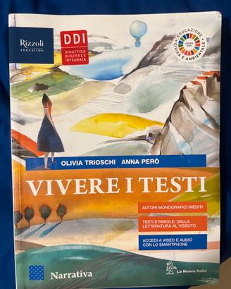Libro Italiano Vivere i Testi (Narrativa/Mito)