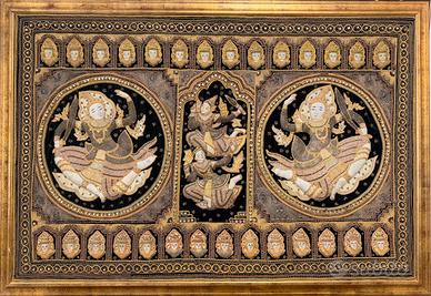 Arrazzo  con cornice  1,62 x 1.12 m.