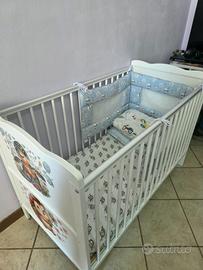Lettino marca Marsell con paracolpi 