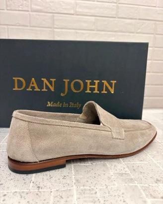 Mocassini Dan John scamosciato 40 made in italy