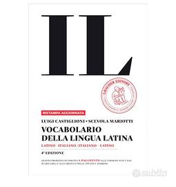 Vocabolario della lingua latina IL