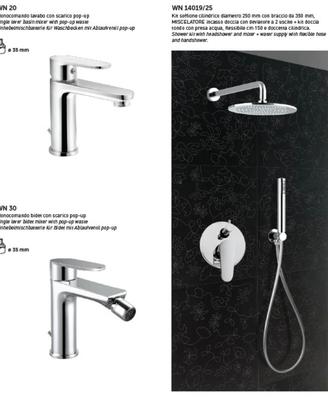 NUOVO kit doccia bagno completo 