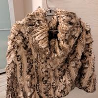 Pelliccia ecologica twin set