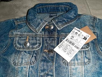 Giacchino jeans denim neonato 