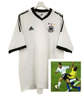 Maglia Germania 2002-2004 Home Originale Vintage 