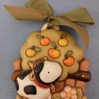 Formella Thun con mucca