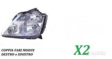 Coppia fari anteriori renault modus originali