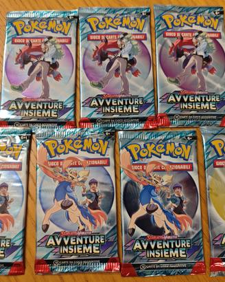 Lotto 7 buste Pokémon ITA – Avventure Insieme