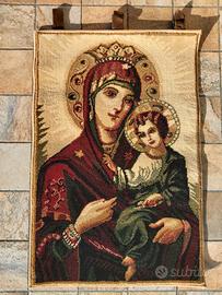 Stendardo religioso Madonna con Bambino