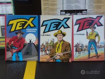 3 cartonati Tex a colori prima edizioni come nuovi
