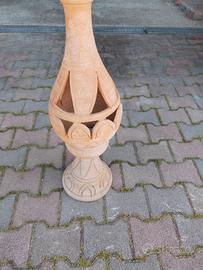 lampada/lanterna in terracotta
