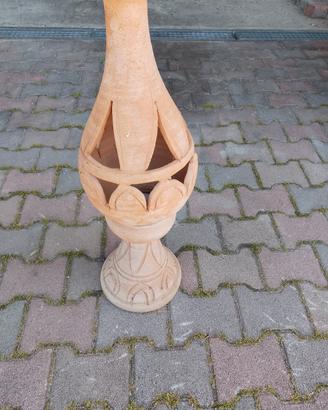 lampada/lanterna in terracotta