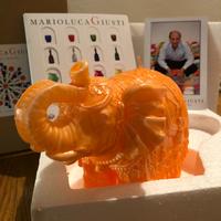 Candela Elefante in cera Marioluca Giusti