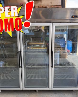 ❄️FRIGO VETRINA IN ACCIAIO COLDLINE 3 ANTE