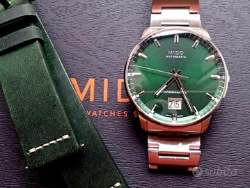 Mido Commander Big Date Green