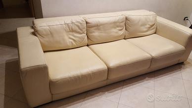 divano in vera pelle marca Cierre