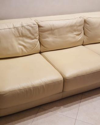 divano in vera pelle marca Cierre