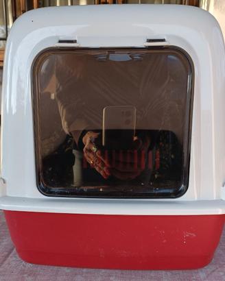 Sabbiera gatto con setaccio e paletta 