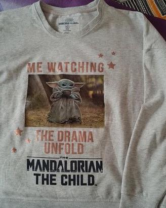 Felpa serie Star Wars "Mandalorian Child" taglia S