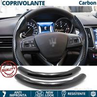 COPRIVOLANTE per MASERATI Effetto FIBRA CARBONIO