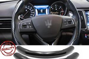 COPRIVOLANTE per MASERATI Effetto FIBRA CARBONIO
