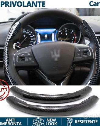 COPRIVOLANTE per MASERATI Effetto FIBRA CARBONIO