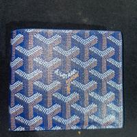 Goyard Wallet Blue Navy