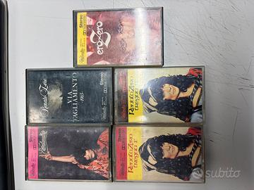 5 musicassette di Renato Zero