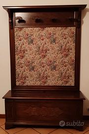 Cassapanca  con appendiabiti