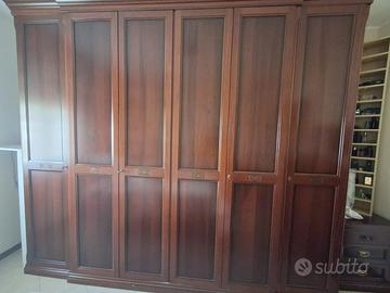 Camera da letto in legno massello