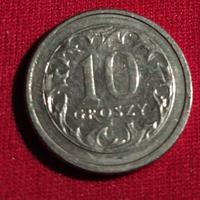 10 groszy polacchi anno 1991