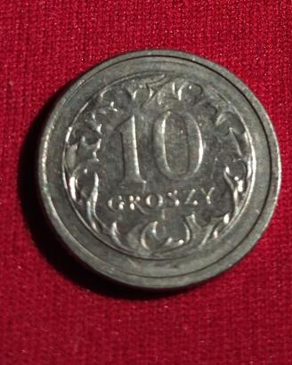 10 groszy polacchi anno 1991