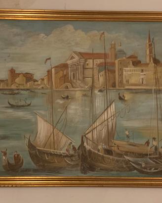 Imponente veduta Veneziana del 700
