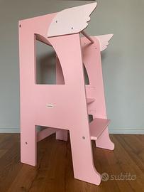 Torre Montessoriana Rosa Rocket Baby