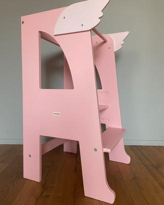 Torre Montessoriana Rosa Rocket Baby