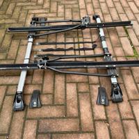 Porta bici su barre da tetto