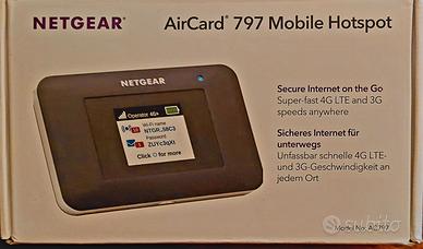 router 4g netgear aircard 797 mobile hotspot usato