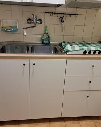 Cucina IKEA 140cm+forno+piano cottura mensola