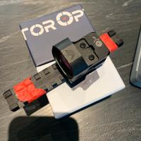 Punto rosso con slitta