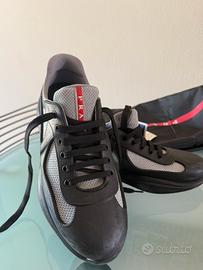 SNEAKERS PRADA gomma/tessuto